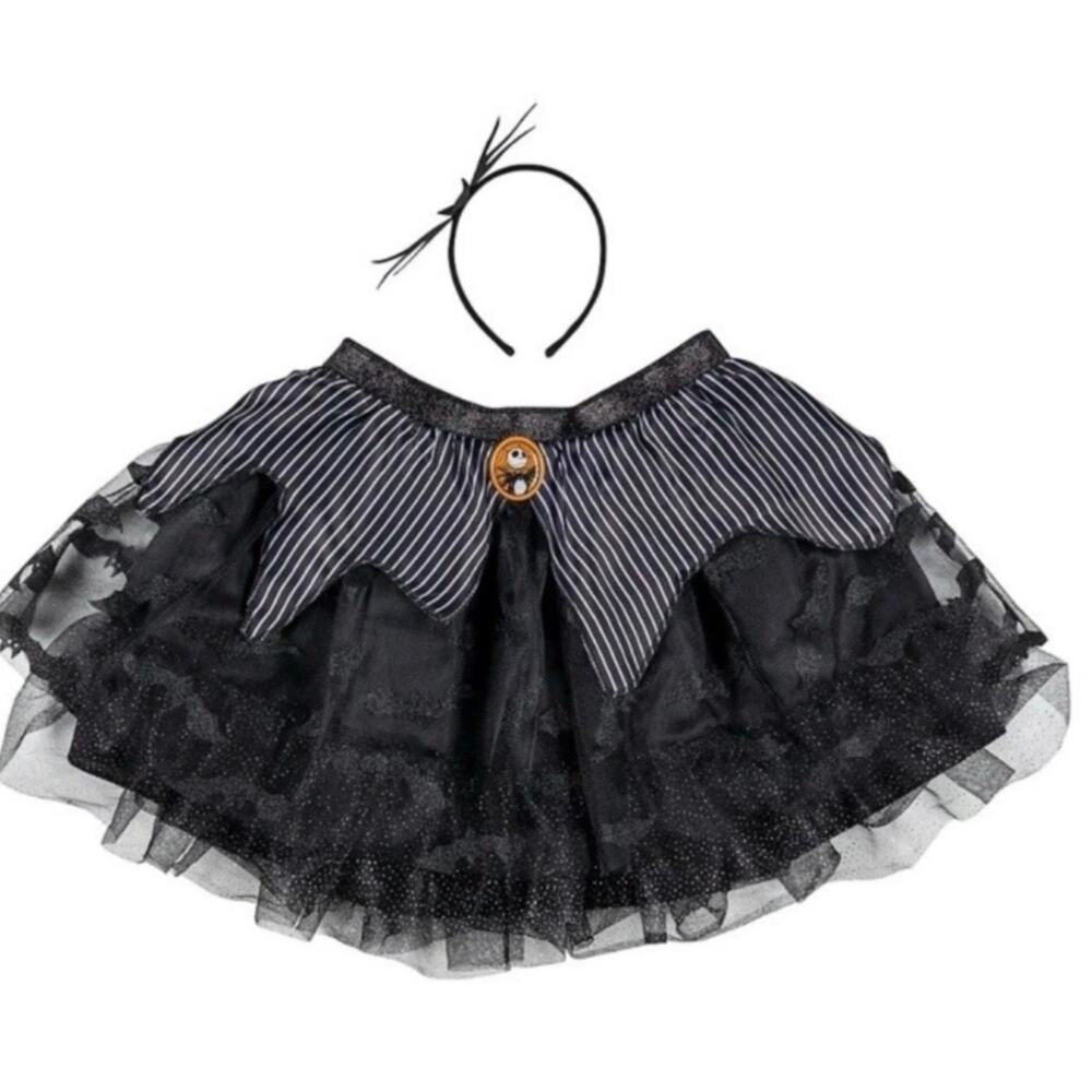 Nightmare Before Christmas Jack Skellington Tutu Costume Kit ages 7+ NWT